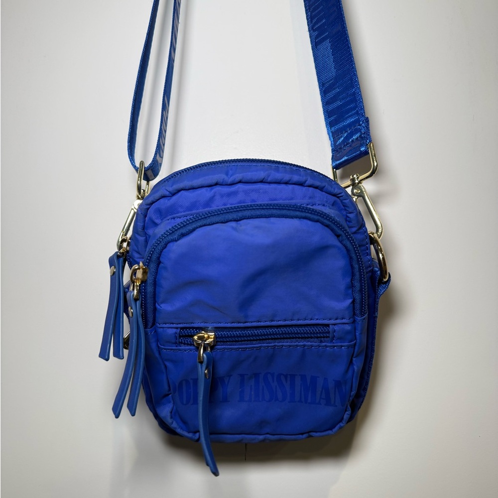 Poppy Lissiman Blue Nylon Mini Crossbody Bag